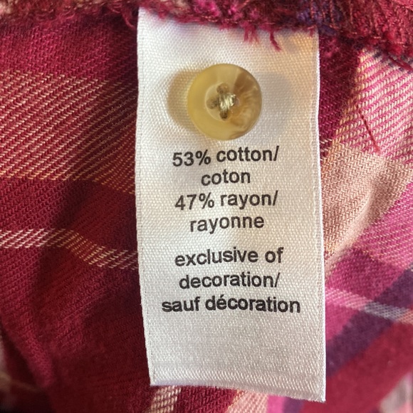 Maurices 1X flannel - Picture 6 of 6